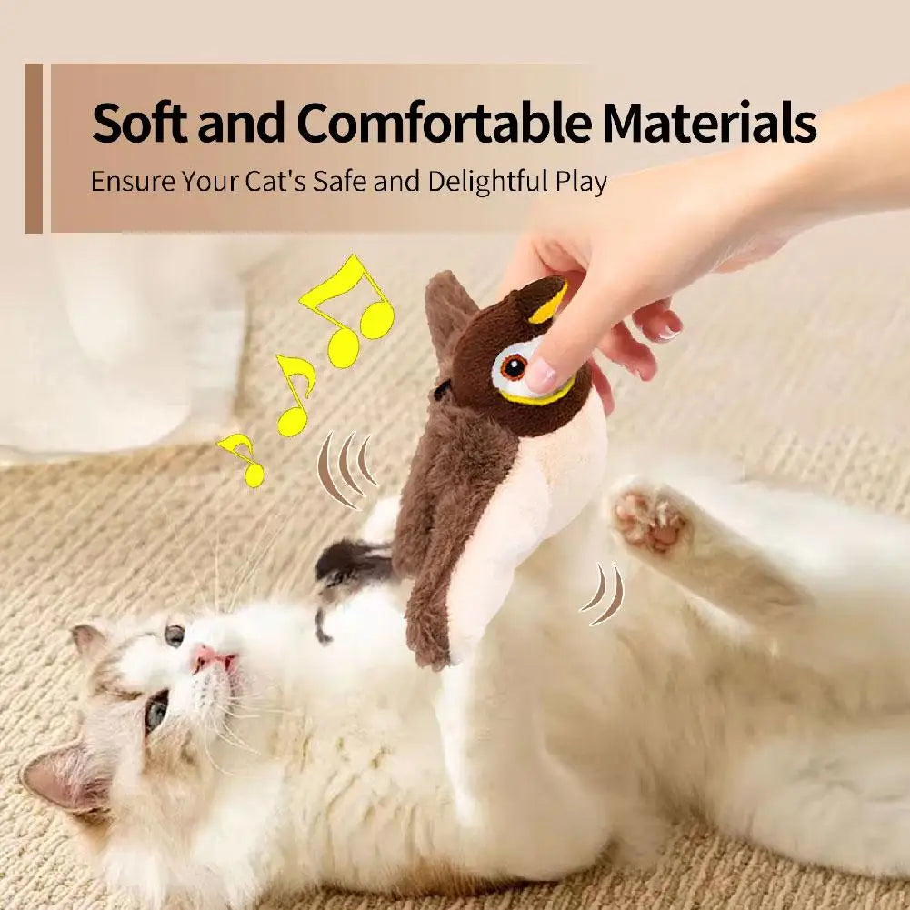 Cat Interactive Toy Chirping Bird