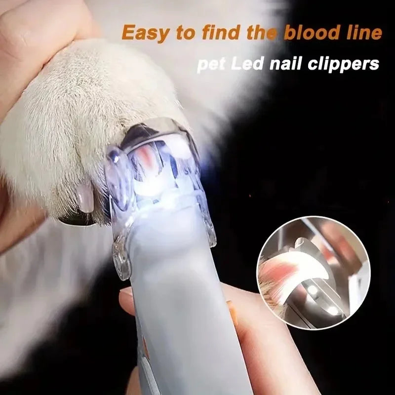 Pet Nail Clipper with LED Light